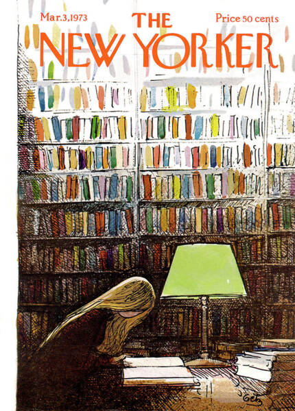 Wall Art - Painting - New Yorker March 3, 1973 by Arthur Getz