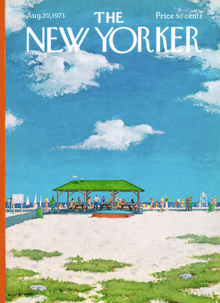 Wall Art - Painting - New Yorker August 20th, 1973 by Albert Hubbell
