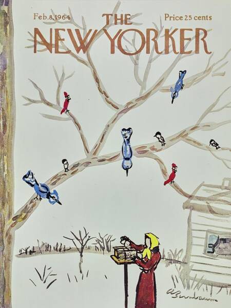 Wall Art - Painting - New Yorker February 8th 1964 by Abe Birnbaum
