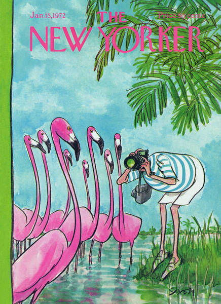 Wall Art - Painting - New Yorker January 15th, 1972 by Charles Saxon