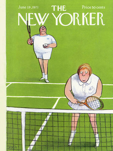 Wall Art - Painting - New Yorker June 19th, 1971 by Charles Saxon