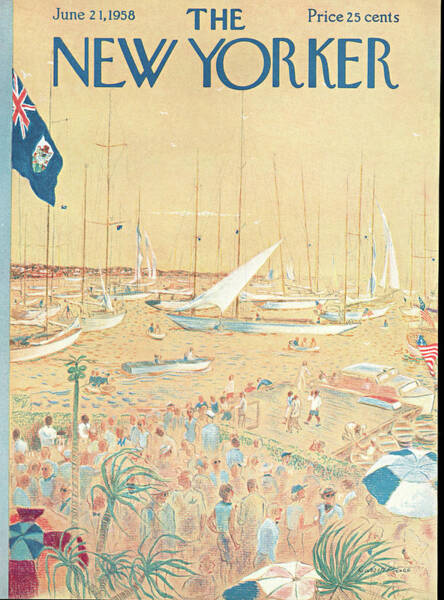 New Yorker June 21st, 1958 Art Print