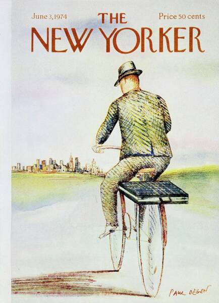 Wall Art - Painting - New Yorker June 3rd 1974 by Paul Degen