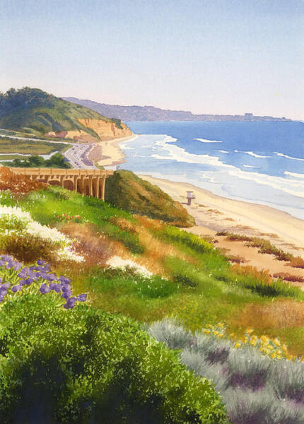 Spring View Of Torrey Pines Art Print