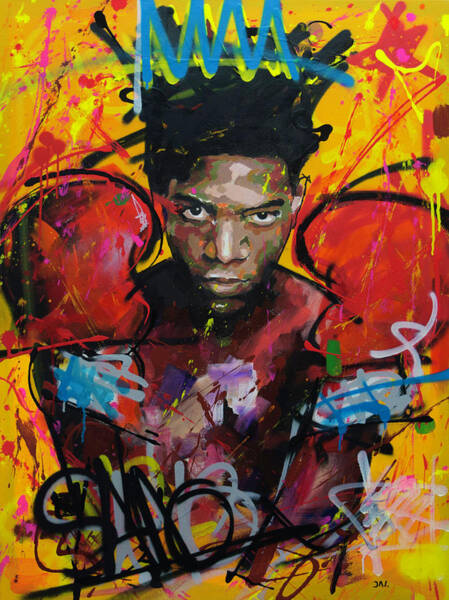Jean-Michel Basquiat Long Sleeve T-Shirt by Joel Tesch - Fine Art America