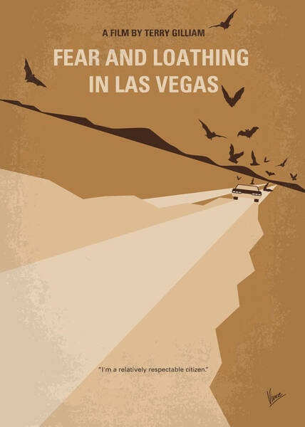 No293 My Fear And Loathing Las Vegas Minimal Movie Poster Art Print