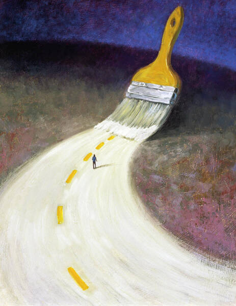 Wall Art - Painting - Paint the Future by Andrew Judd