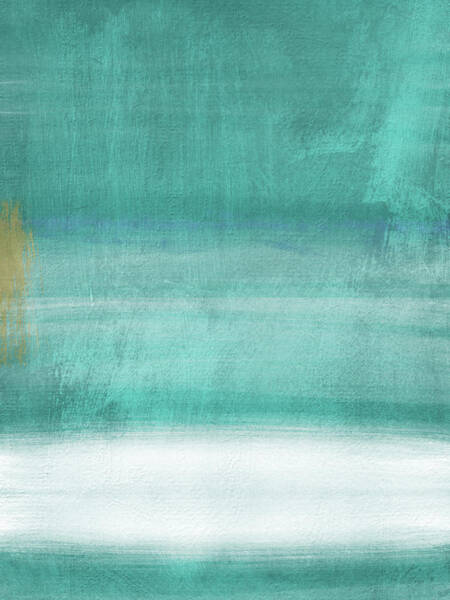 Tranquil Horizon- Art By Linda Woods Art Print