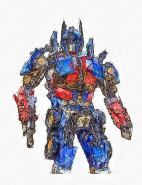 Optimus Prime Drawings - Fine Art America