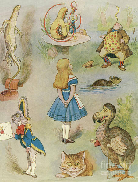 characters from alice in wonderland john tenniel