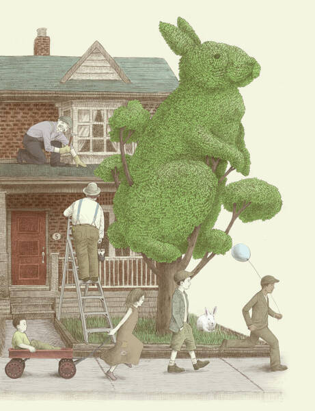 The Rabbit Tree Art Print