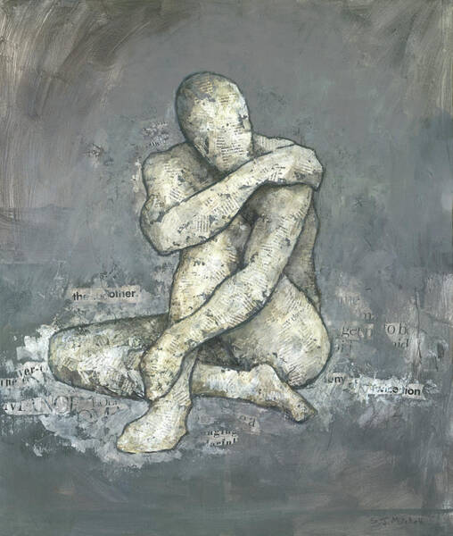 Wall Art - Mixed Media - The Other by Steve Mitchell