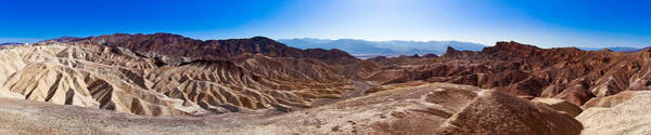 Zabriskie Point Panorama Art Print