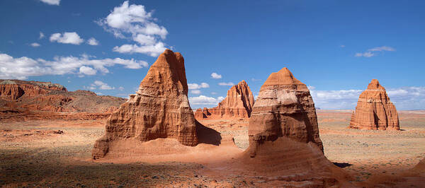 Wall Art - Digital Art - Utah, Capitol Reef National Park, Cathedral Valley by Massimo Ripani