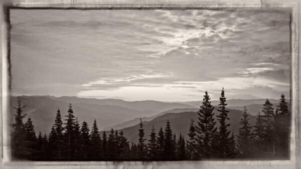 Lookout Butte Art Print