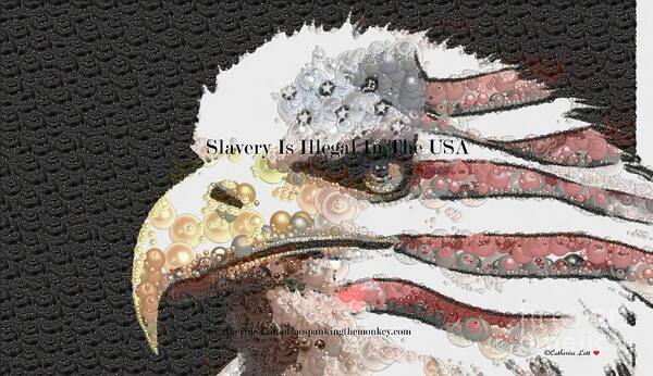  Painting - Independence Eagle Pearlesqued by Catherine Lott