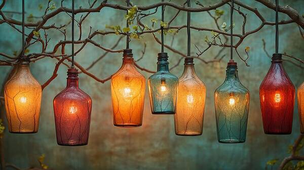 Bottled Light Art Print