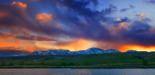 Front Range Light Show Art Print