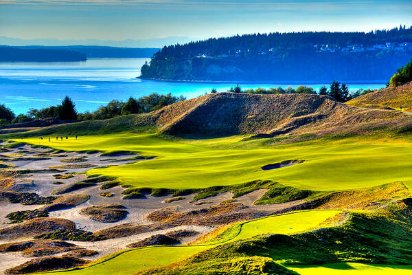 #14 At Chambers Bay Golf Course - Location Of The 2015 U.s. Open Tournament #14 Art Print