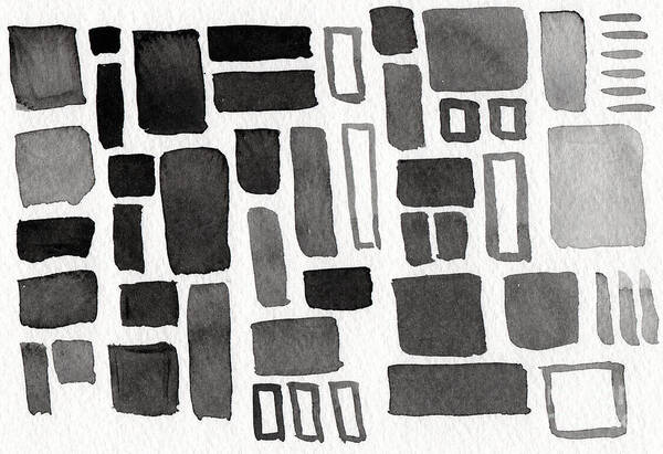 Abstract Open Windows Art Print
