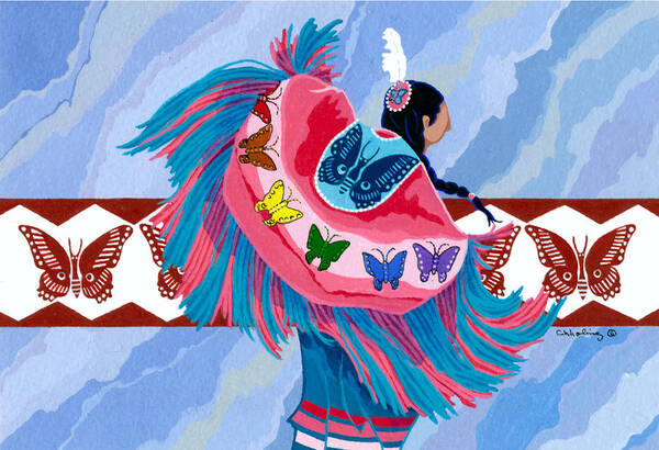 Butteryfly Fancy Dancer Art Print