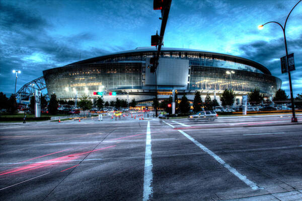 Cowboys Stadium Pregame Art Print