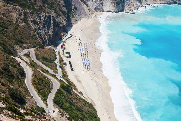 Wall Art - Photograph - Myrtos Beach by Tadejzupancic