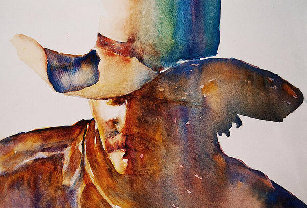 Rainbow Cowboy Art Print