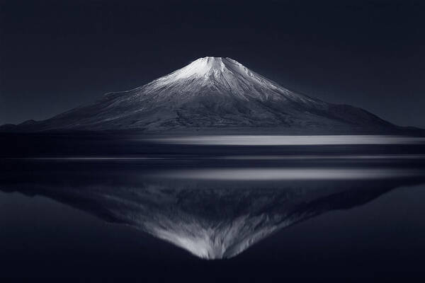 Wall Art - Photograph - Reflection Mt. Fuji by Takashi Suzuki