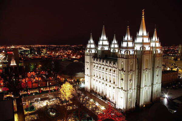 Temple Square Art Print