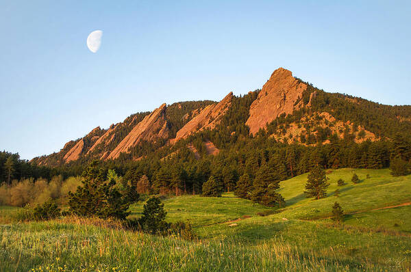 The Flatirons - Spring Art Print