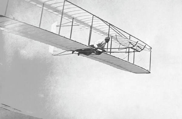 Wright Brothers' Glider Art Print