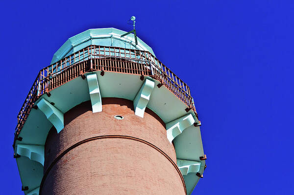  Photograph - Barnegat Lighthouse Top by Louis Dallara