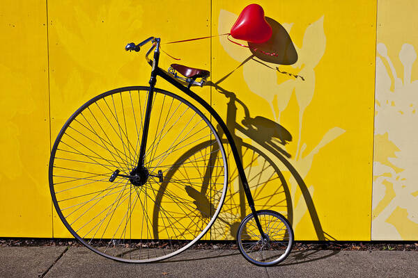 Wall Art - Photograph - Penny Farthing Love by Garry Gay