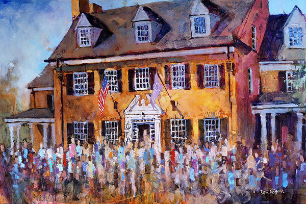 Phi Gamma Delta Unc Art Print