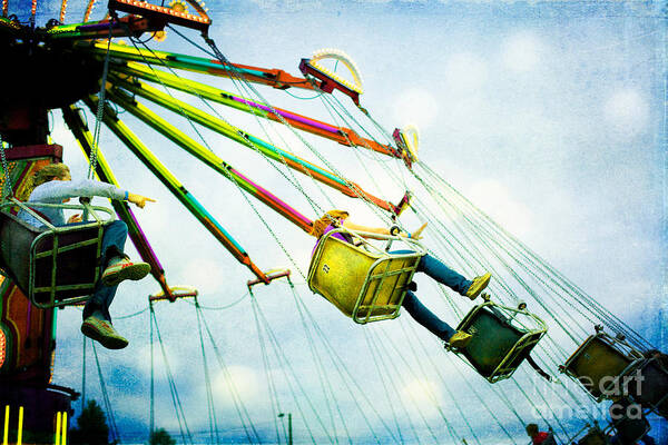 Art Print featuring the photograph The Swings by Kim Fearheiley