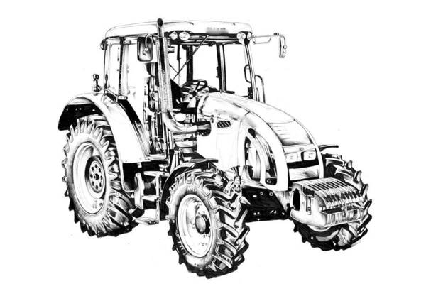 Wall Art - Photograph - Automobile Art Drawing Sketch 8 by Kulik