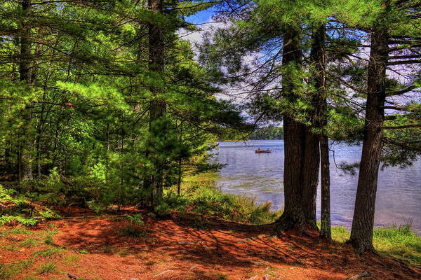 Afternoon Fishing On Little St. Germain Art Print
