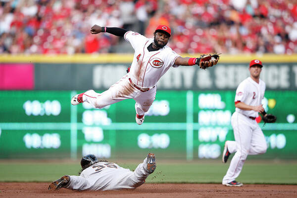 Wall Art - Photograph - Brandon Crawford and Brandon Phillips by Joe Robbins
