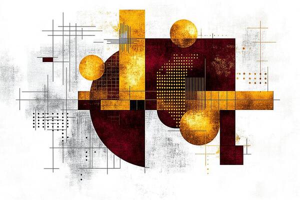 Gopher Ellipses Art Print