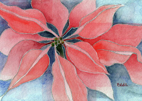 Poinsettia Art Print
