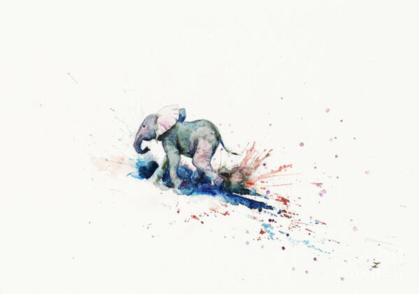 Wall Art - Painting - Wait for Me by Zaira Dzhaubaeva