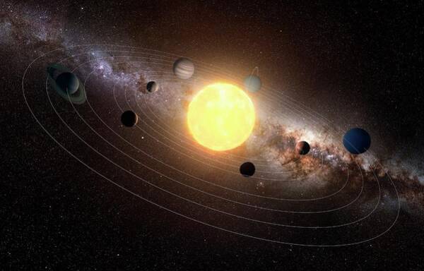 Wall Art - Digital Art - Solar System, Artwork #2 by Sciepro
