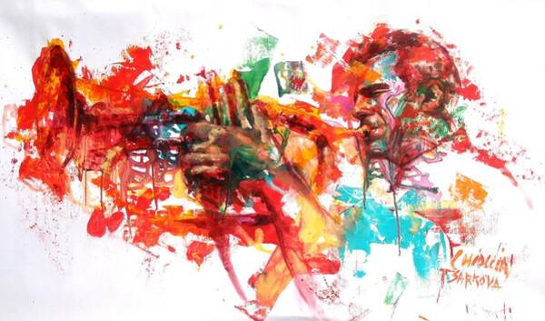 Wall Art - Painting - Paolo Fresu by Massimo Chioccia