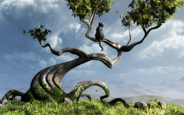 The Sitting Tree Art Print