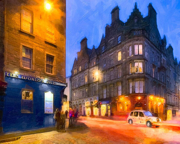 At The World's End In Edinburgh Art Print