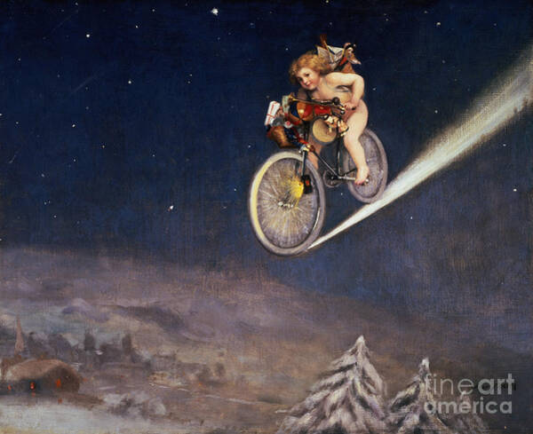 Christmas Delivery Art Print
