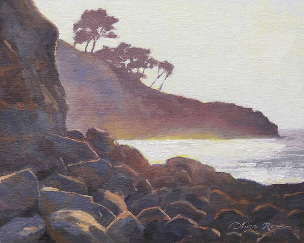 Art Print featuring the painting La Jolla Light by Anna Rose Bain