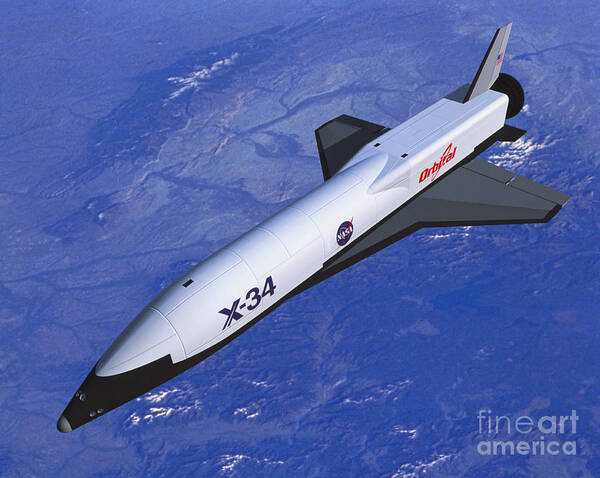 Orbital Sciences X-34 Art Print