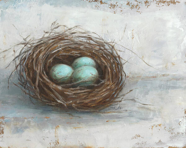 Wall Art - Painting - Rustic Bird Nest I #1 by Ethan Harper